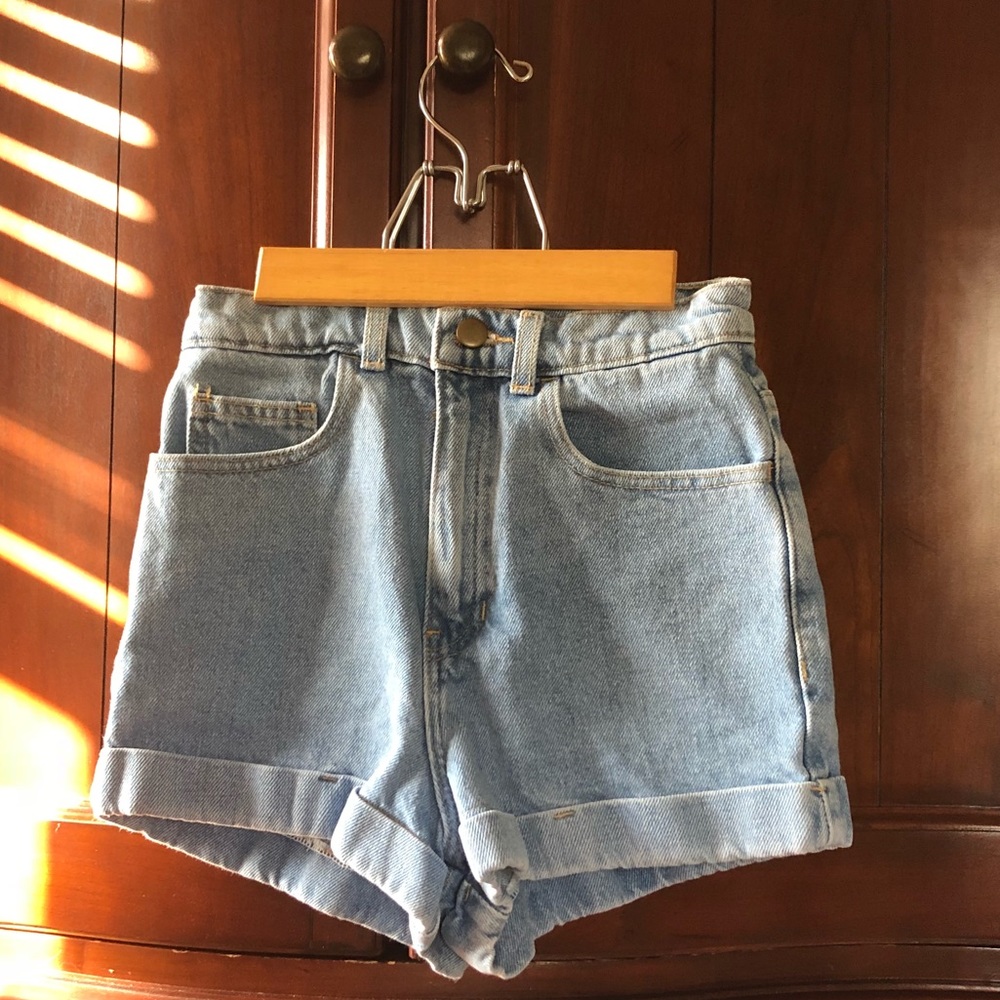 High Waisted Jean Shorts